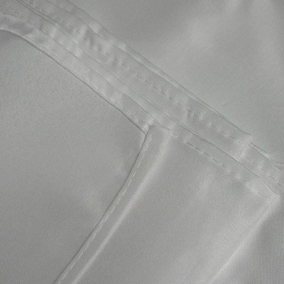 2 pack 90x132 Inch White Rectangular Tablecloth - Picture 5 of 6